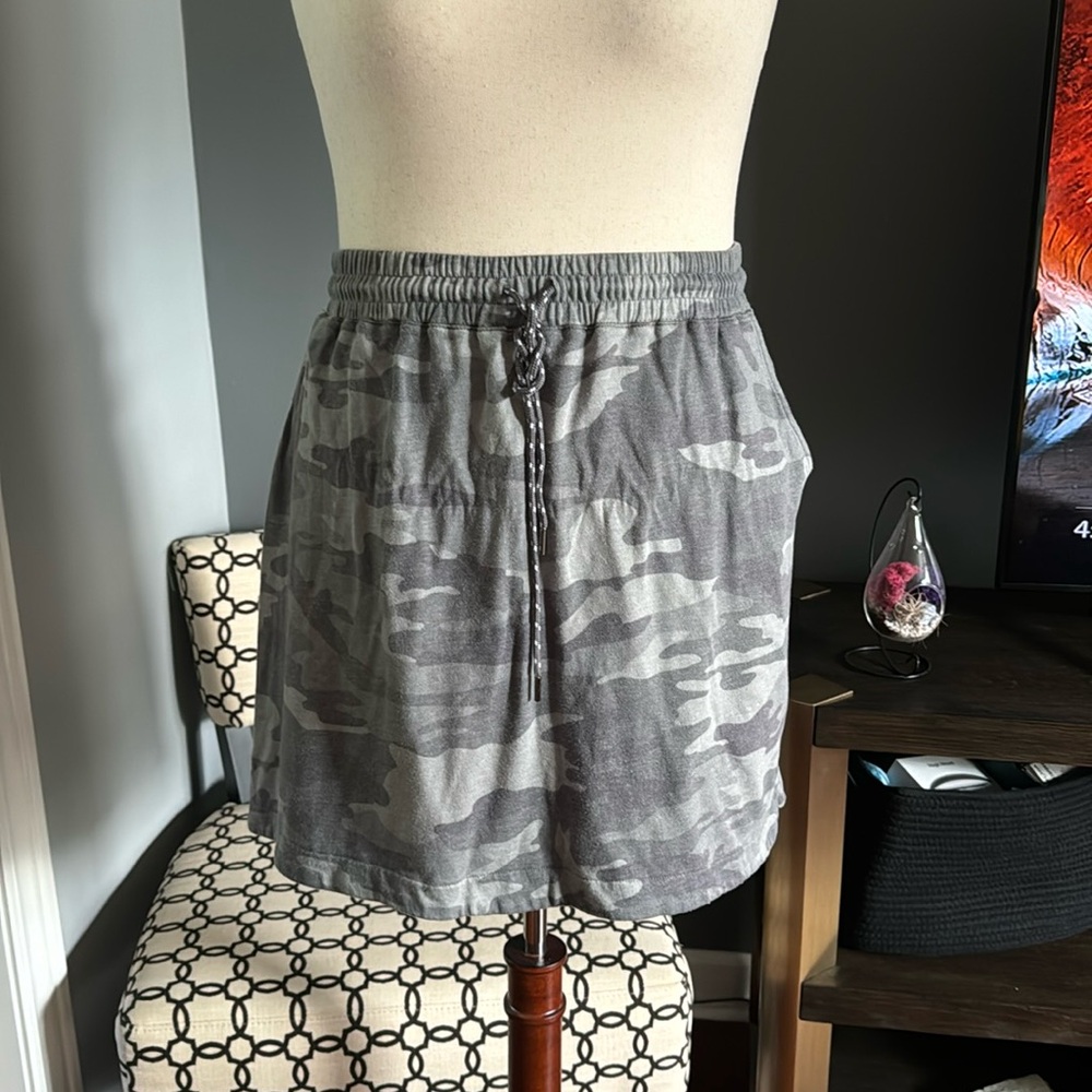 Maurice’s Gray Camo Skirt